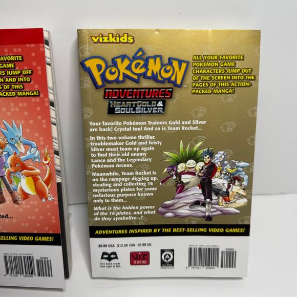 Pokemon Adventures Heart Gold Soul Silver Volume 1 and 2 Paperback Books - Picture 3 of 9